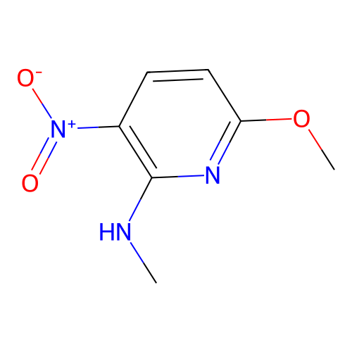 6-Methoxy-N-methyl-3-nitropyridin-2-amine structure