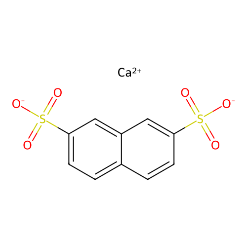 Calcium naphthalene-2,7-disulphonate structure
