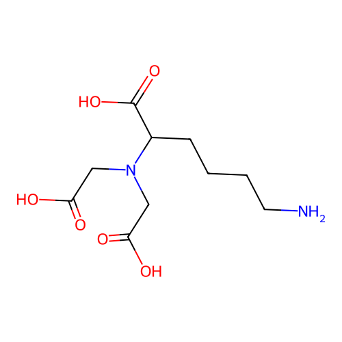 6-Amino-2-[bis(carboxymethyl)amino]hexanoic acid structure