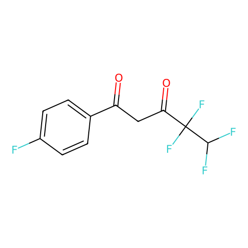 4,4,5,5-Tetrafluoro-1-(4-fluorophenyl)pentane-1,3-dione structure