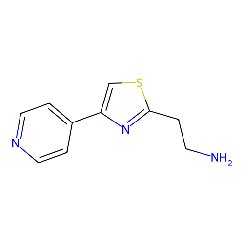2-[4-(Pyridin-4-yl)-1,3-thiazol-2-yl]ethan-1-amine structure