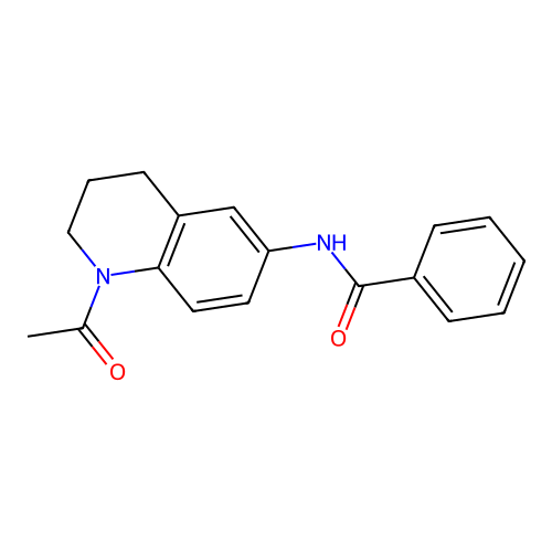 N-(1-acetyl-1,2,3,4-tetrahydroquinolin-6-yl)benzamide structure