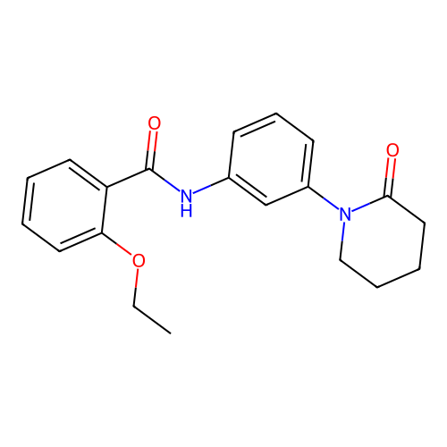 2-ethoxy-N-[3-(2-oxopiperidin-1-yl)phenyl]benzamide structure