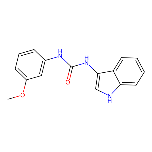 1-(1H-indol-3-yl)-3-(3-methoxyphenyl)urea structure