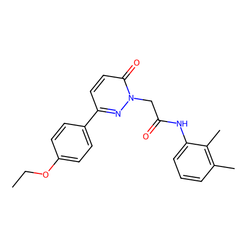 N-(2,3-dimethylphenyl)-2-[3-(4-ethoxyphenyl)-6-oxopyridazin-1-yl]acetamide structure