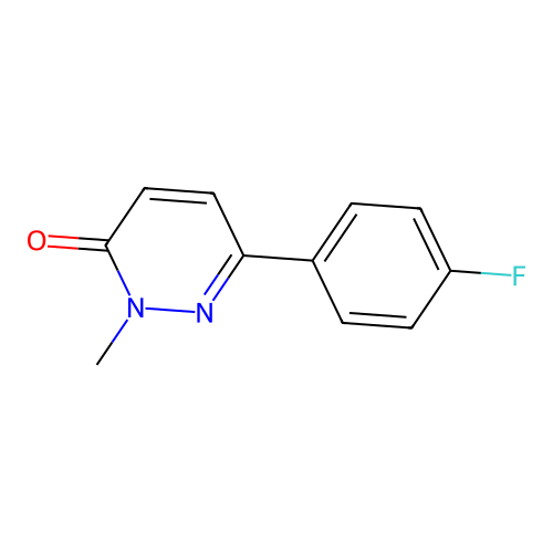 6-(4-fluorophenyl)-2-methylpyridazin-3(2H)-one structure
