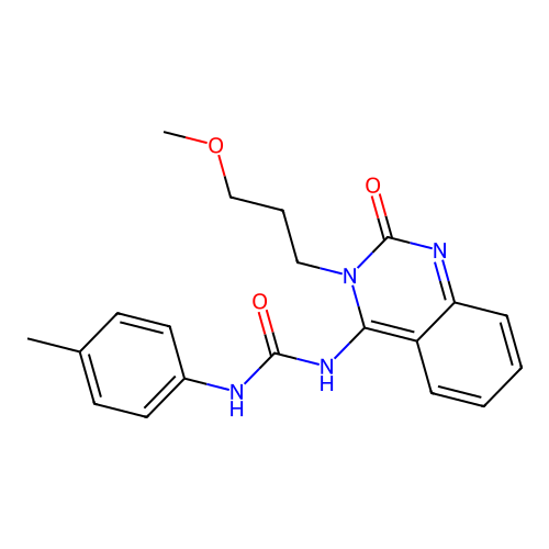 1-[3-(3-Methoxypropyl)-2-oxoquinazolin-4-yl]-3-(4-methylphenyl)urea structure