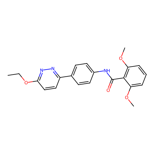 N-[4-(6-ethoxypyridazin-3-yl)phenyl]-2,6-dimethoxybenzamide structure