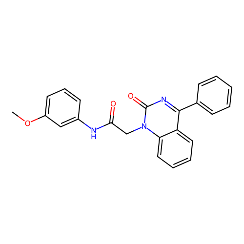 N-(3-methoxyphenyl)-2-(2-oxo-4-phenyl-1,2-dihydroquinazolin-1-yl)acetamide structure