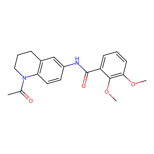N-(1-acetyl-1,2,3,4-tetrahydroquinolin-6-yl)-2,3-dimethoxybenzamide structure