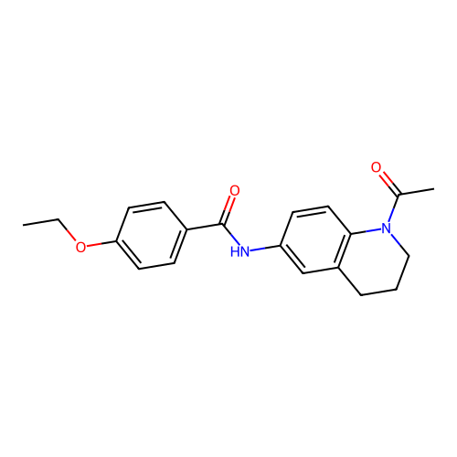 N-(1-acetyl-1,2,3,4-tetrahydroquinolin-6-yl)-4-ethoxybenzamide structure