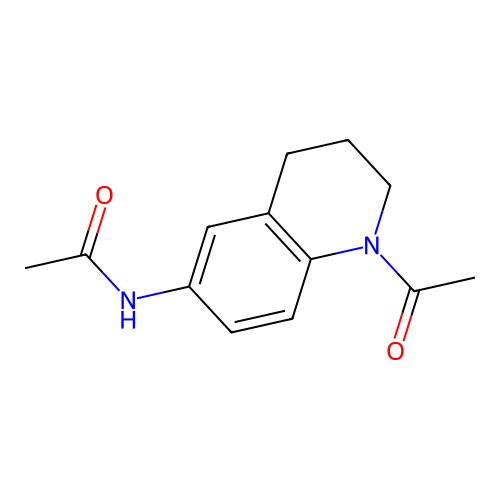 N-(1-acetyl-1,2,3,4-tetrahydroquinolin-6-yl)acetamide structure