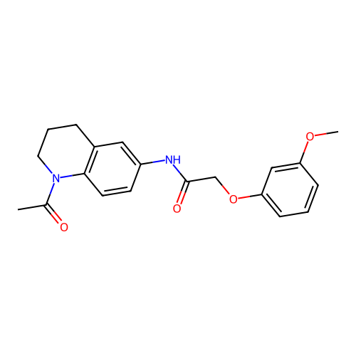 N-(1-acetyl-1,2,3,4-tetrahydroquinolin-6-yl)-2-(3-methoxyphenoxy)acetamide structure