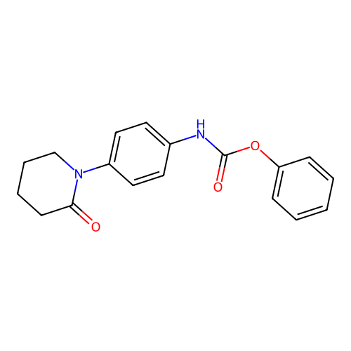 phenyl N-[4-(2-oxopiperidin-1-yl)phenyl]carbamate structure