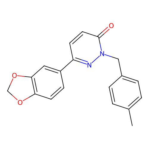 6-(1,3-Benzodioxol-5-yl)-2-[(4-methylphenyl)methyl]pyridazin-3-one structure