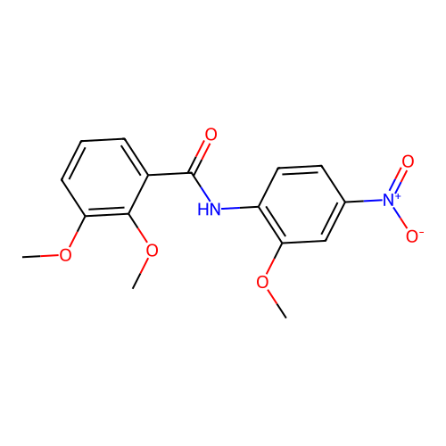 2,3-dimethoxy-N-(2-methoxy-4-nitrophenyl)benzamide structure
