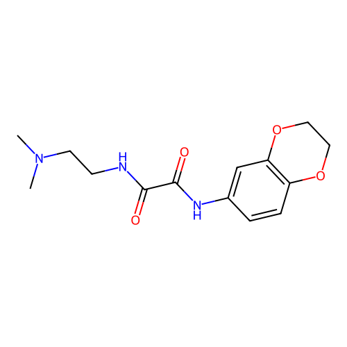 N1-(2,3-dihydrobenzo[b][1,4]dioxin-6-yl)-N2-(2-(dimethylamino)ethyl)oxalamide structure