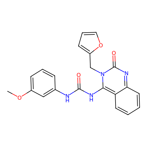1-[3-(Furan-2-ylmethyl)-2-oxoquinazolin-4-yl]-3-(3-methoxyphenyl)urea structure