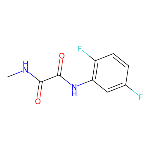 N1-(2,5-difluorophenyl)-N2-methyloxalamide structure