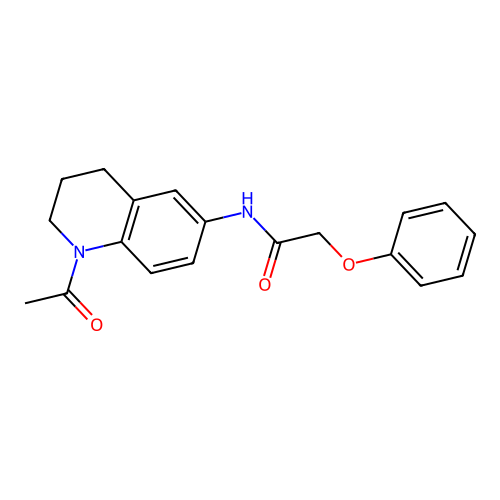 N-(1-acetyl-1,2,3,4-tetrahydroquinolin-6-yl)-2-phenoxyacetamide structure