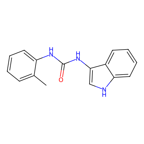 1-(1H-indol-3-yl)-3-(o-tolyl)urea structure