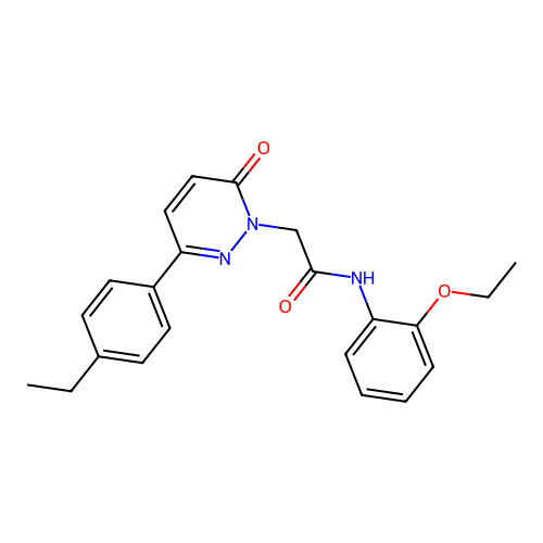 N-(2-ethoxyphenyl)-2-[3-(4-ethylphenyl)-6-oxopyridazin-1-yl]acetamide structure