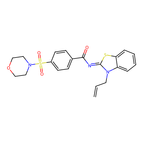 (Z)-N-(3-allylbenzo[d]thiazol-2(3H)-ylidene)-4-(morpholinosulfonyl)benzamide structure