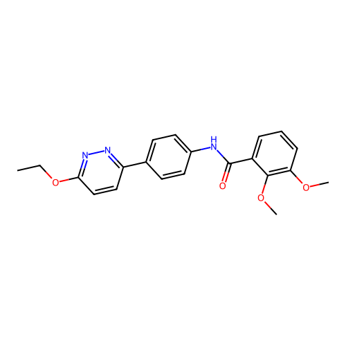 N-[4-(6-ethoxypyridazin-3-yl)phenyl]-2,3-dimethoxybenzamide structure