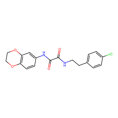 N1-(4-chlorophenethyl)-N2-(2,3-dihydrobenzo[b][1,4]dioxin-6-yl)oxalamide structure