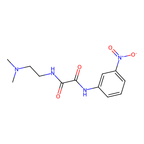 N1-(2-(dimethylamino)ethyl)-N2-(3-nitrophenyl)oxalamide structure