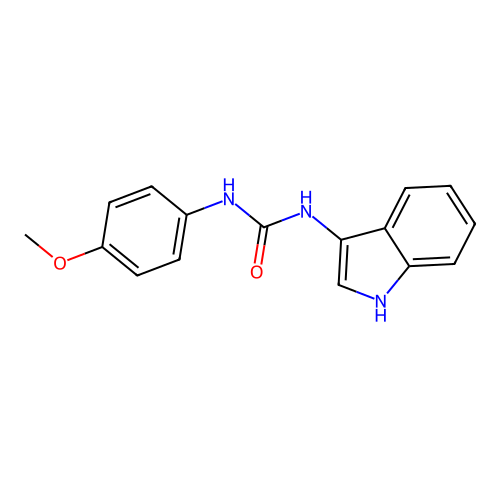 1-(1H-indol-3-yl)-3-(4-methoxyphenyl)urea structure