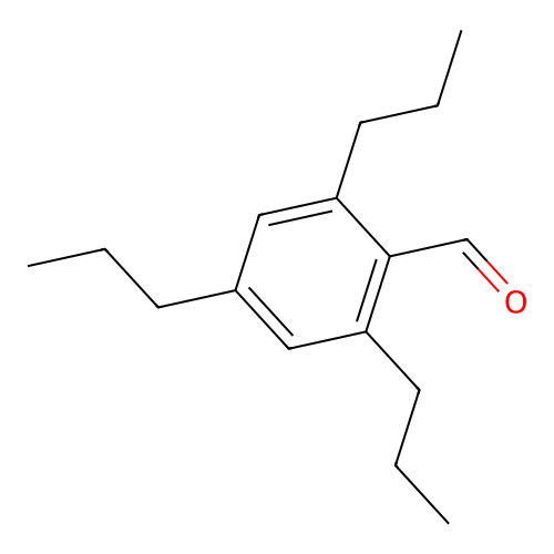 2,4,6-Tripropylbenzaldehyde structure