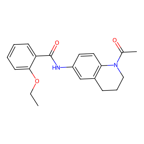 N-(1-acetyl-1,2,3,4-tetrahydroquinolin-6-yl)-2-ethoxybenzamide structure