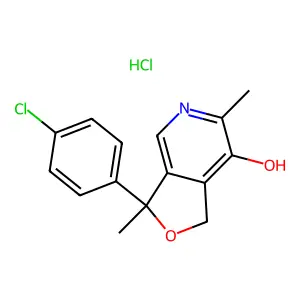 Clofurenadine hydrochloride structure