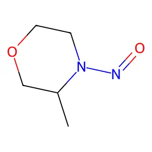 3-Methyl-4-nitrosomorpholine structure