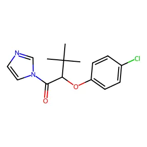 1H-Imidazole, 1-(2-(4-chlorophenoxy)-3,3-dimethyl-1-oxobutyl)- structure