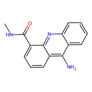 4-Acridinecarboxamide, 9-amino-N-methyl- structure