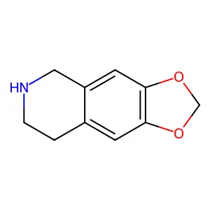 5,6,7,8-Tetrahydro-1,3-dioxolo(4,5-g)isoquinoline structure