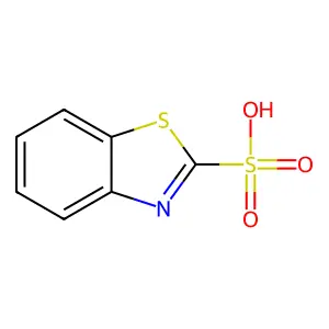 1,3-苯并噻唑-2-磺酸 structure