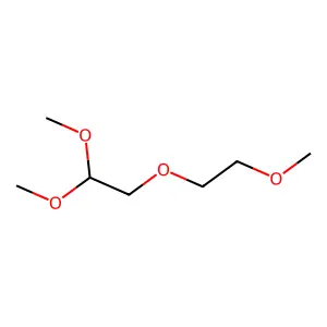 1,1-Dimethoxy-2-(2-methoxyethoxy)ethane structure