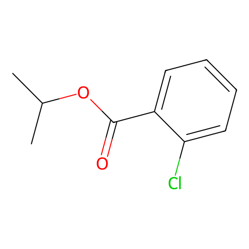 Isopropyl 2-chlorobenzoate structure