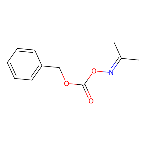 Acetone O-(benzyloxycarbonyl)oxime structure