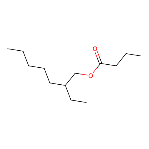 2-Ethylheptyl butyrate structure