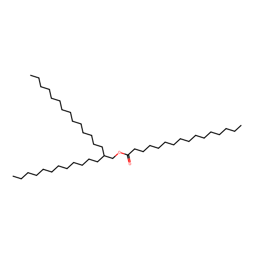 2-Dodecylhexadecyl palmitate structure