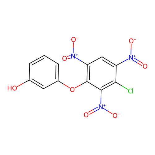 3-(3-Chloro-2,4,6-trinitrophenoxy)phenol structure