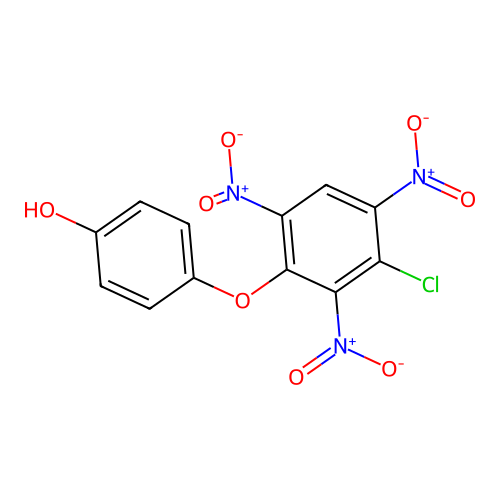 4-(3-Chloro-2,4,6-trinitrophenoxy)phenol structure