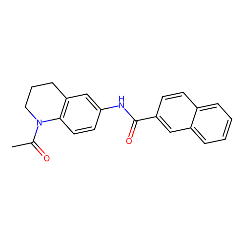 N-(1-acetyl-1,2,3,4-tetrahydroquinolin-6-yl)-2-naphthamide structure