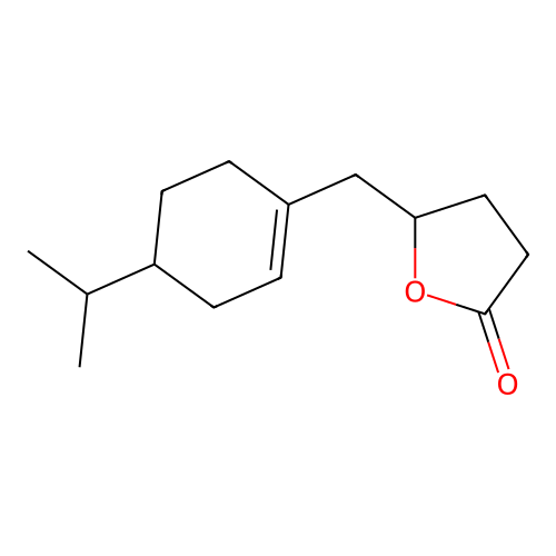 Dihydro-5-[[4-(1-methylethyl)-1-cyclohexen-1-YL]methyl]furan-2(3H)-one structure