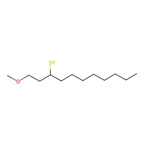 1-Methoxyundecane-3-thiol structure