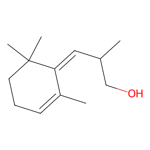 2-Methyl-3-(2,6,6-trimethyl-2-cyclohexen-1-ylidene)-1-propanol structure